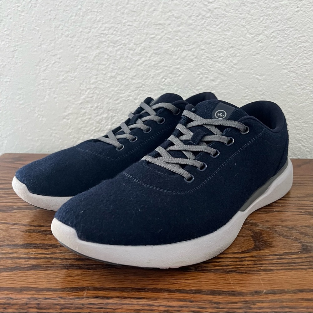 Peter Millar Glide Performance Wool Sneaker Navy MF22EF05 Men's Size 10